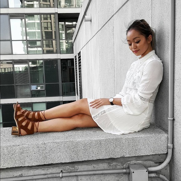 Windsor Store White Lace Tunic ☁️ size L - Picture 2 of 11